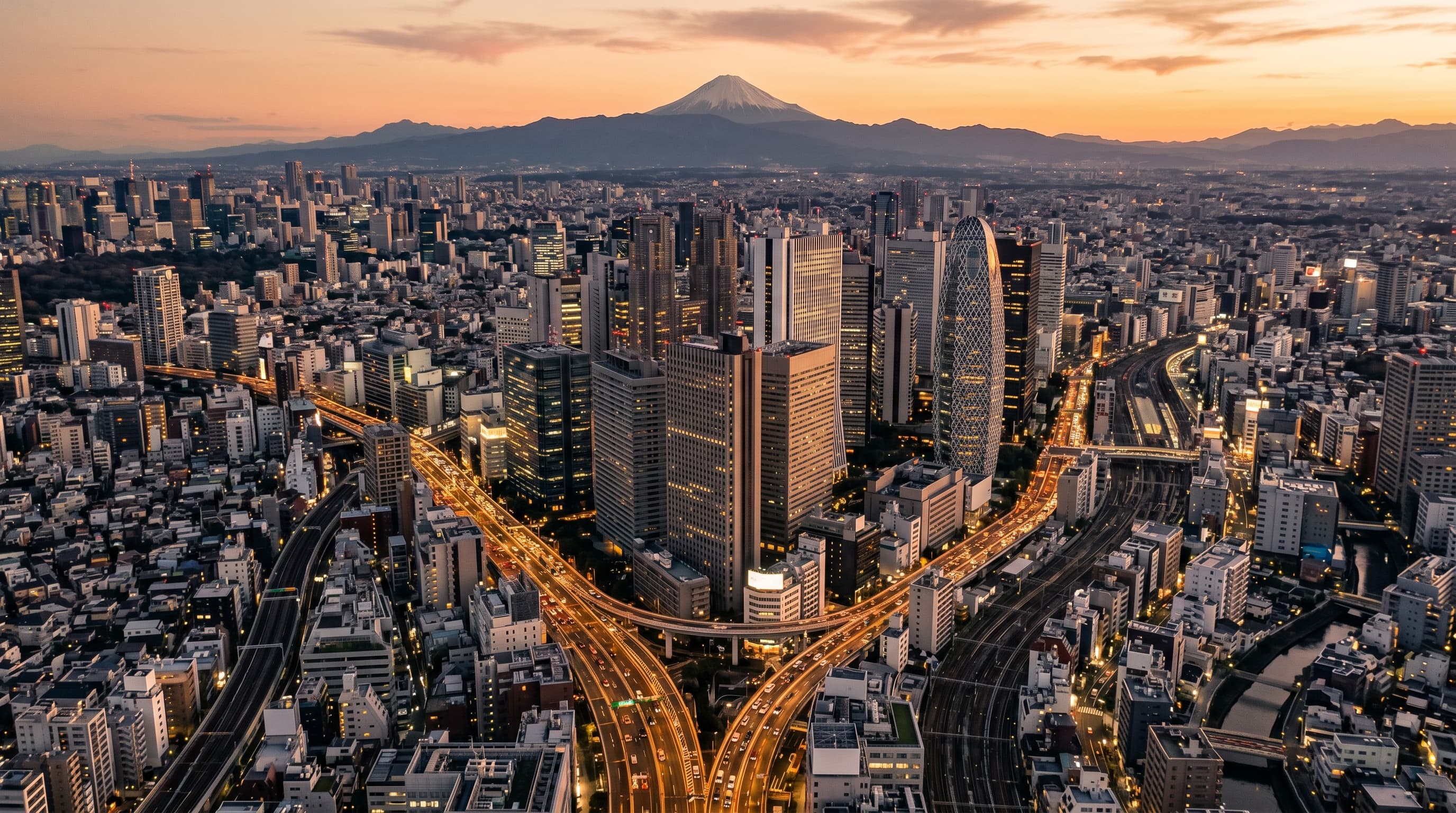 Scenic view of Tokyo, JP