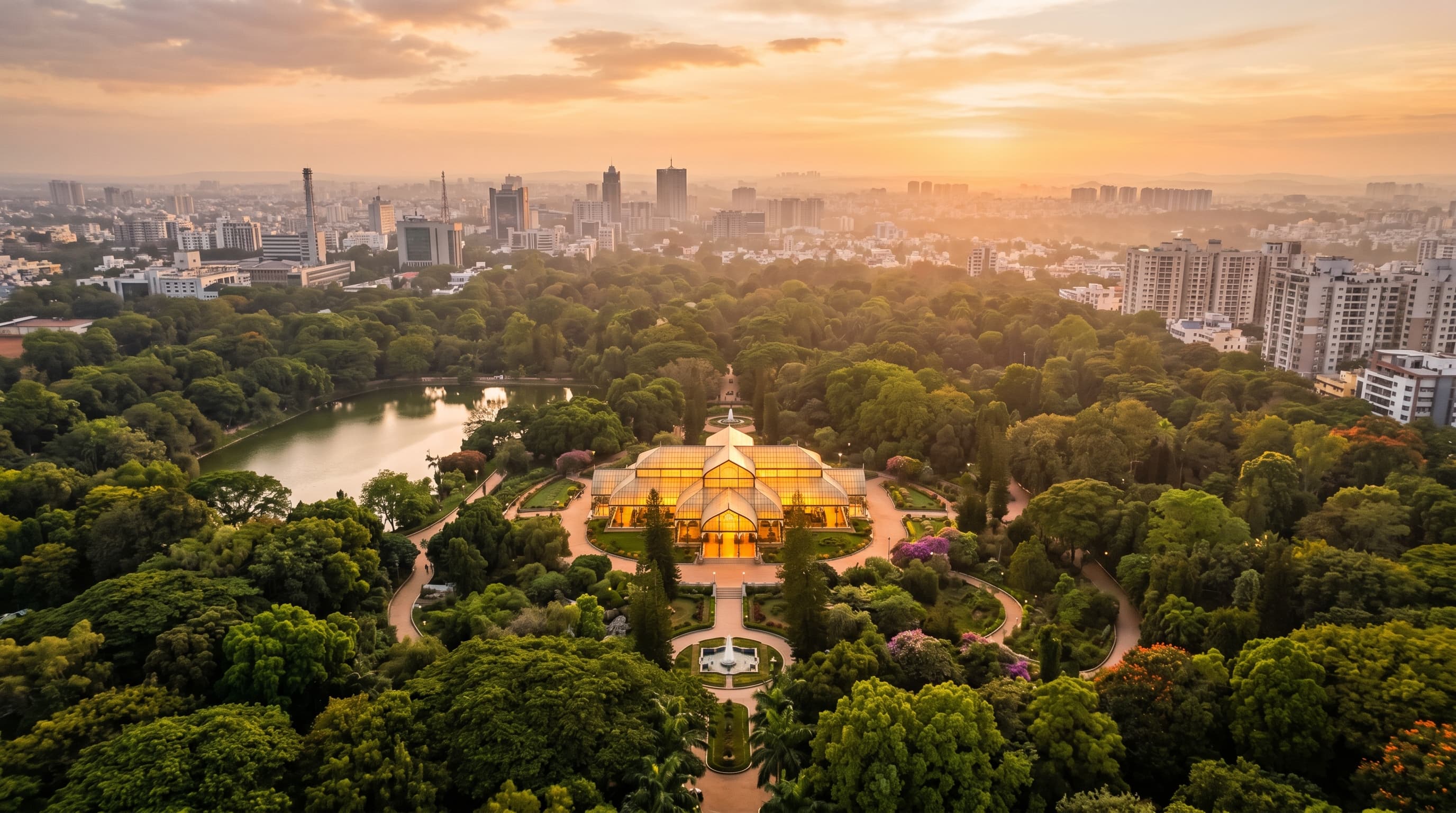 Scenic view of Bengaluru, IN