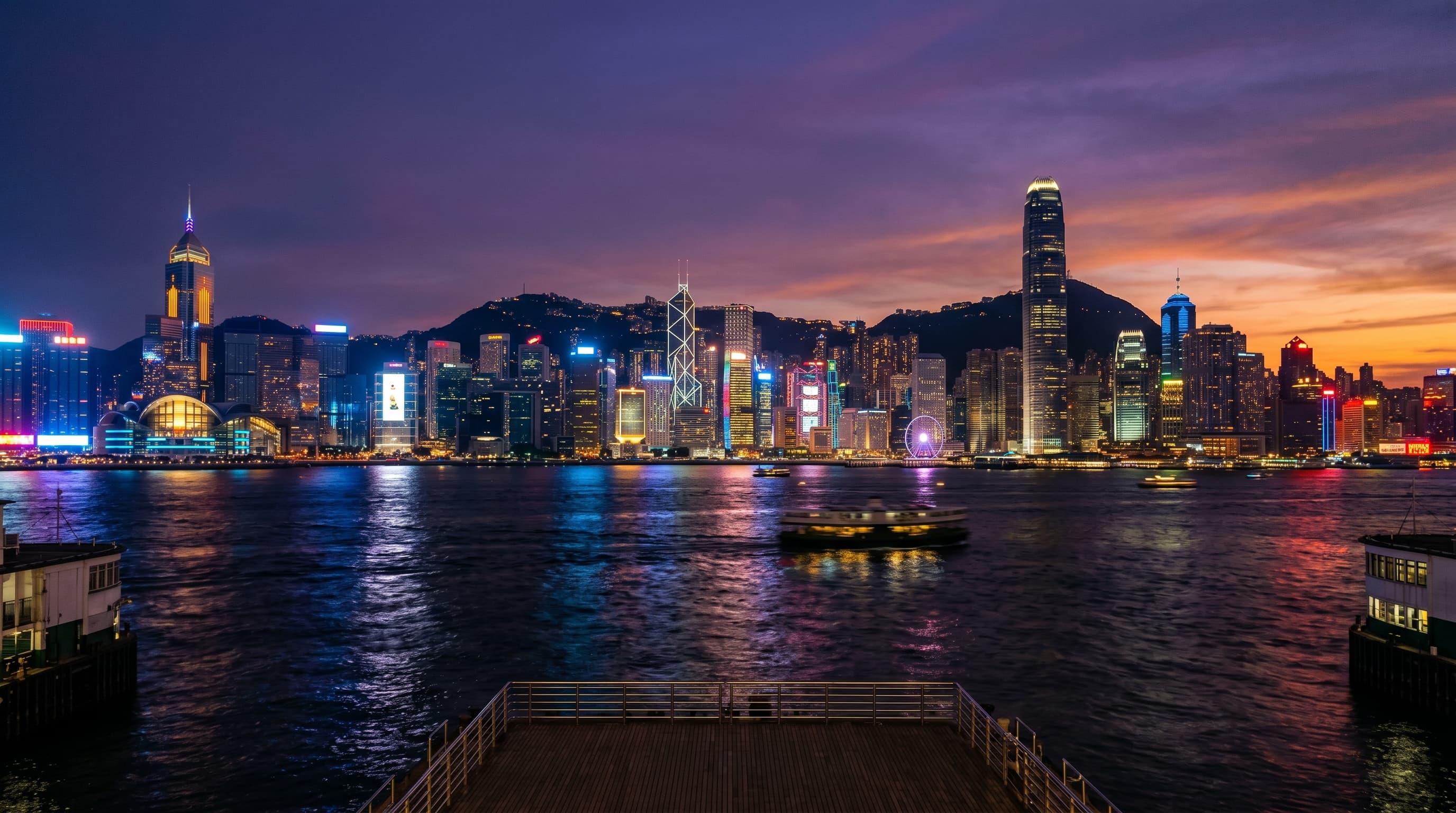 Scenic view of Hong Kong, HK
