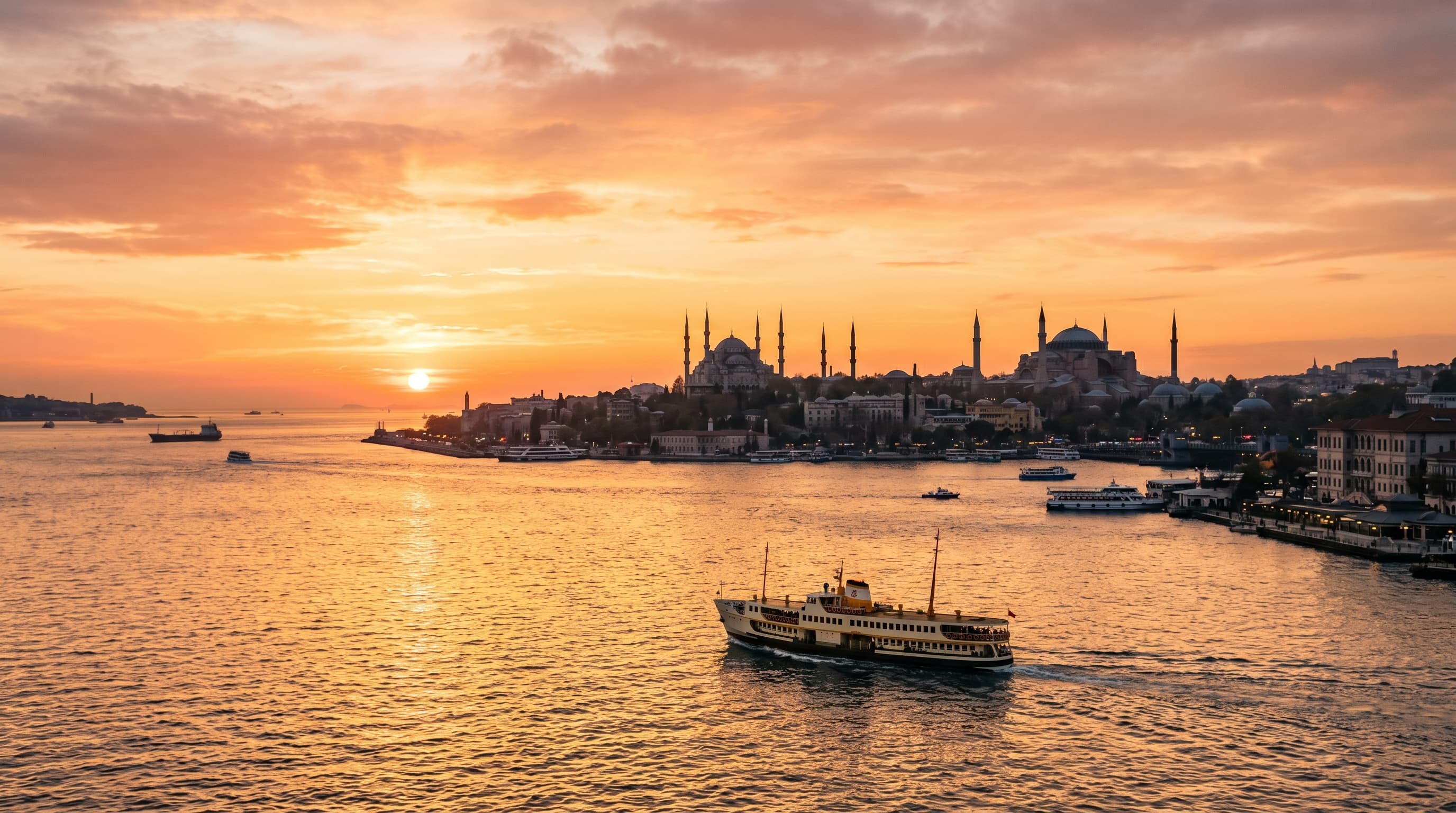 Scenic view of Istanbul, TR