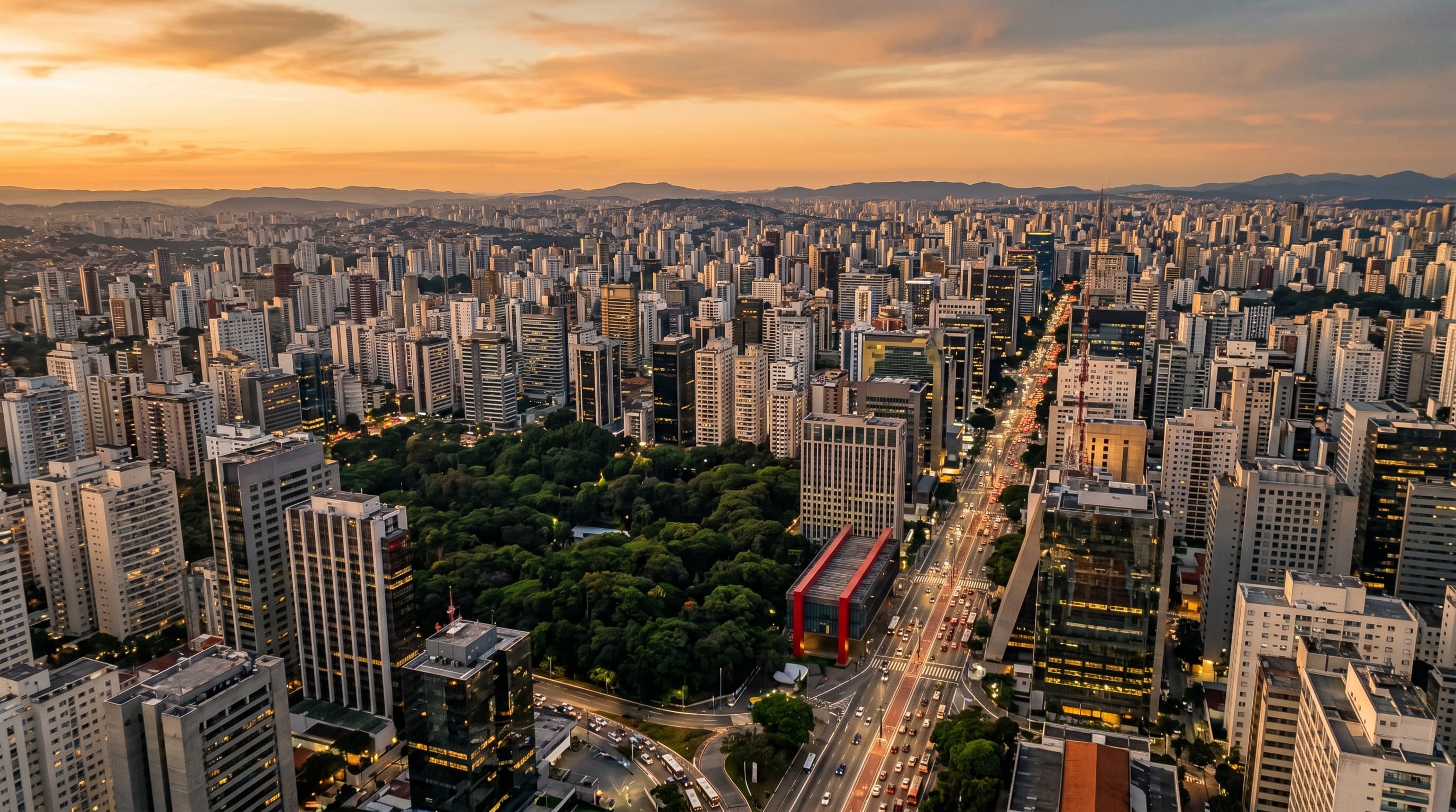 Scenic view of São Paulo, BR