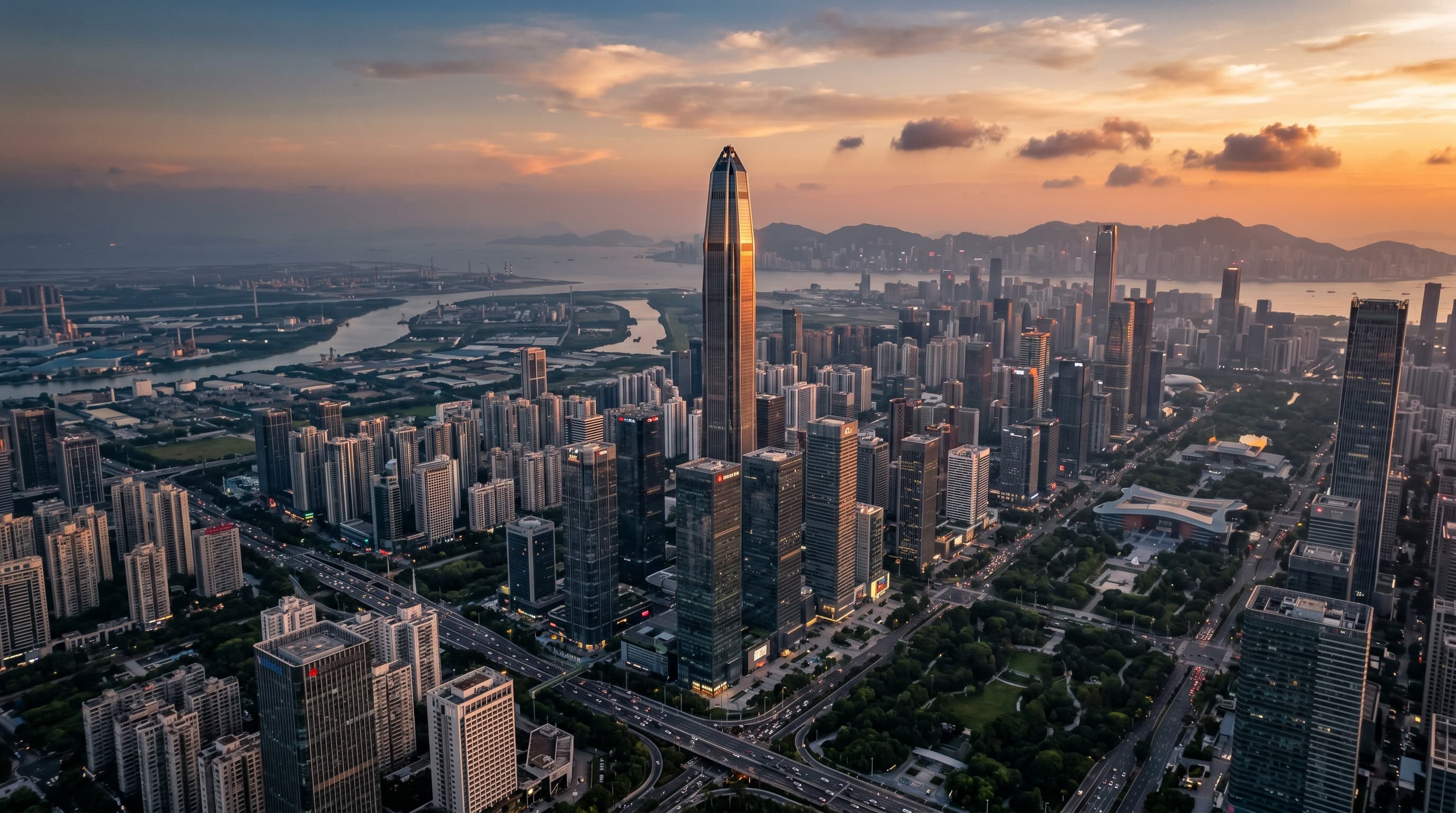 Scenic view of Shenzhen, CN